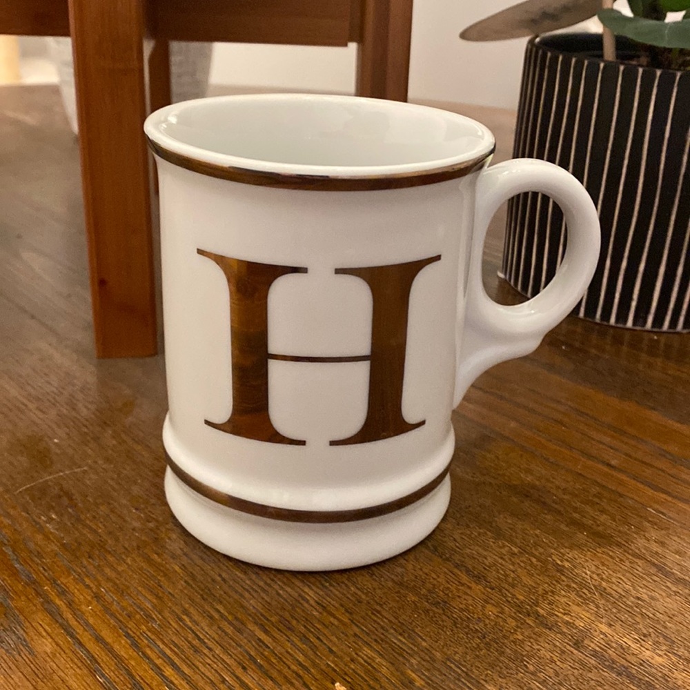Williams Sonoma “H” Mug